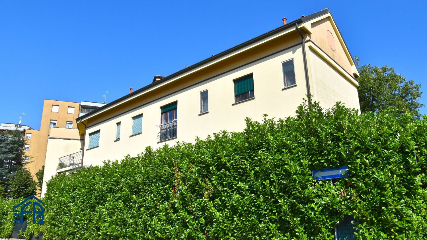 Trilocale con giardino