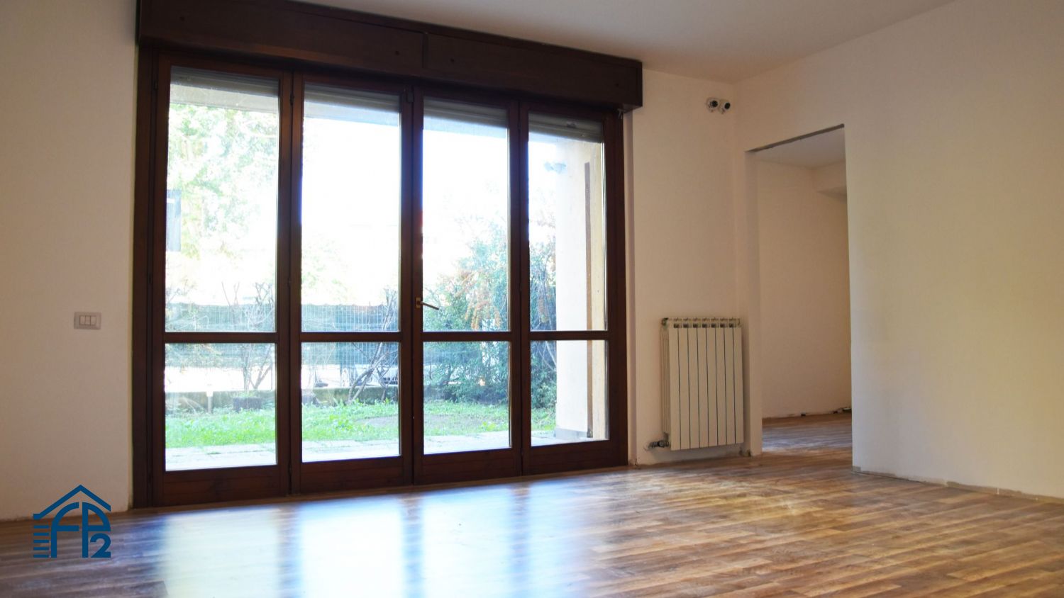 Trilocale con giardino