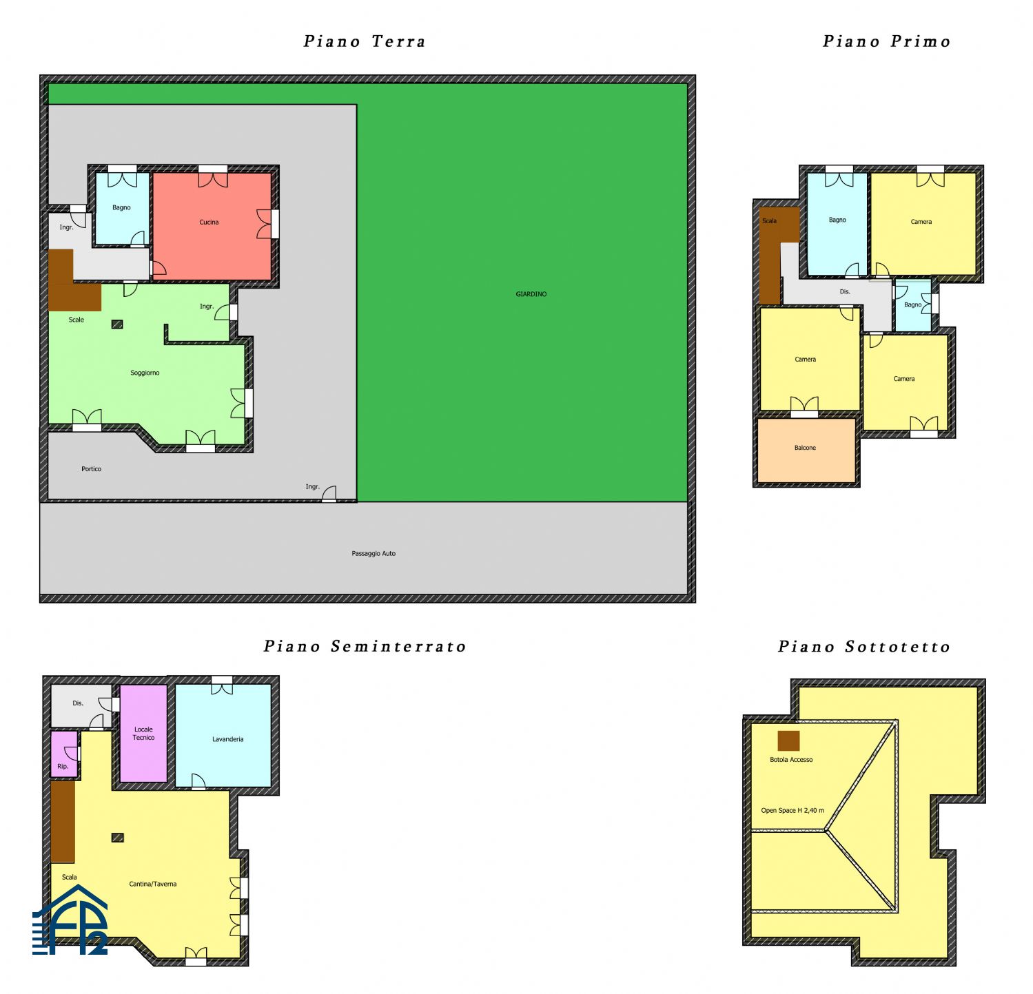 Villa Porzione bifamiliare Vimercate