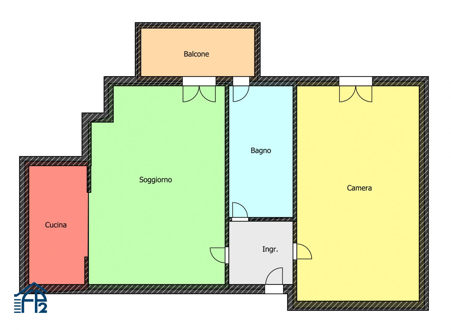 Bilocale zona Rondinella