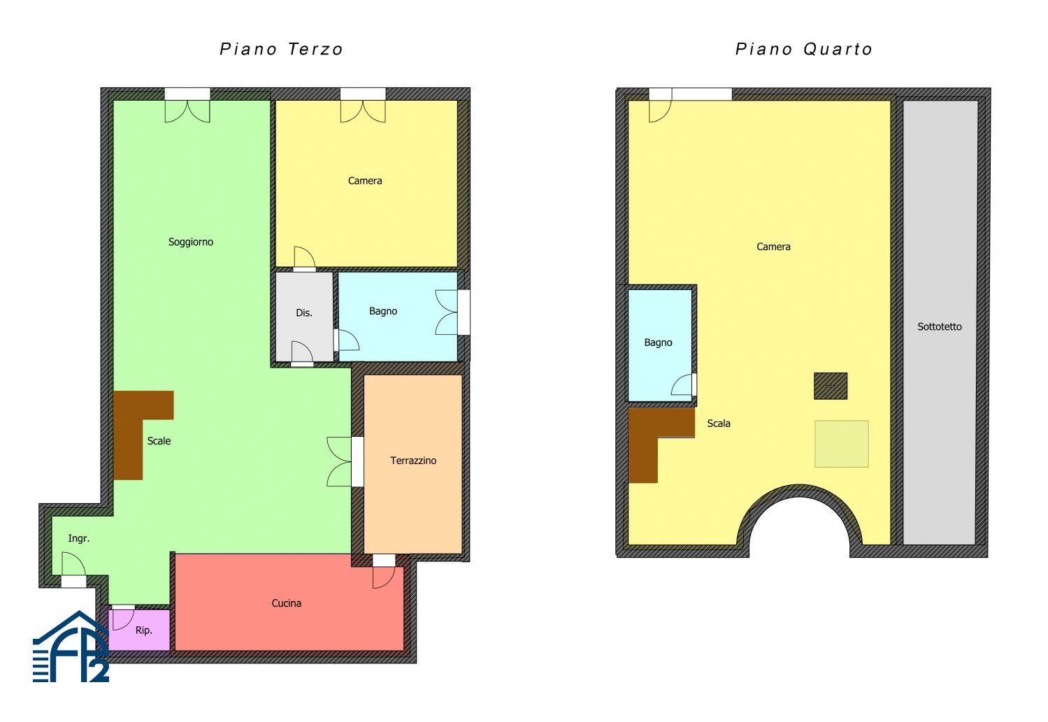 Ampio Trilocale su Due Livelli