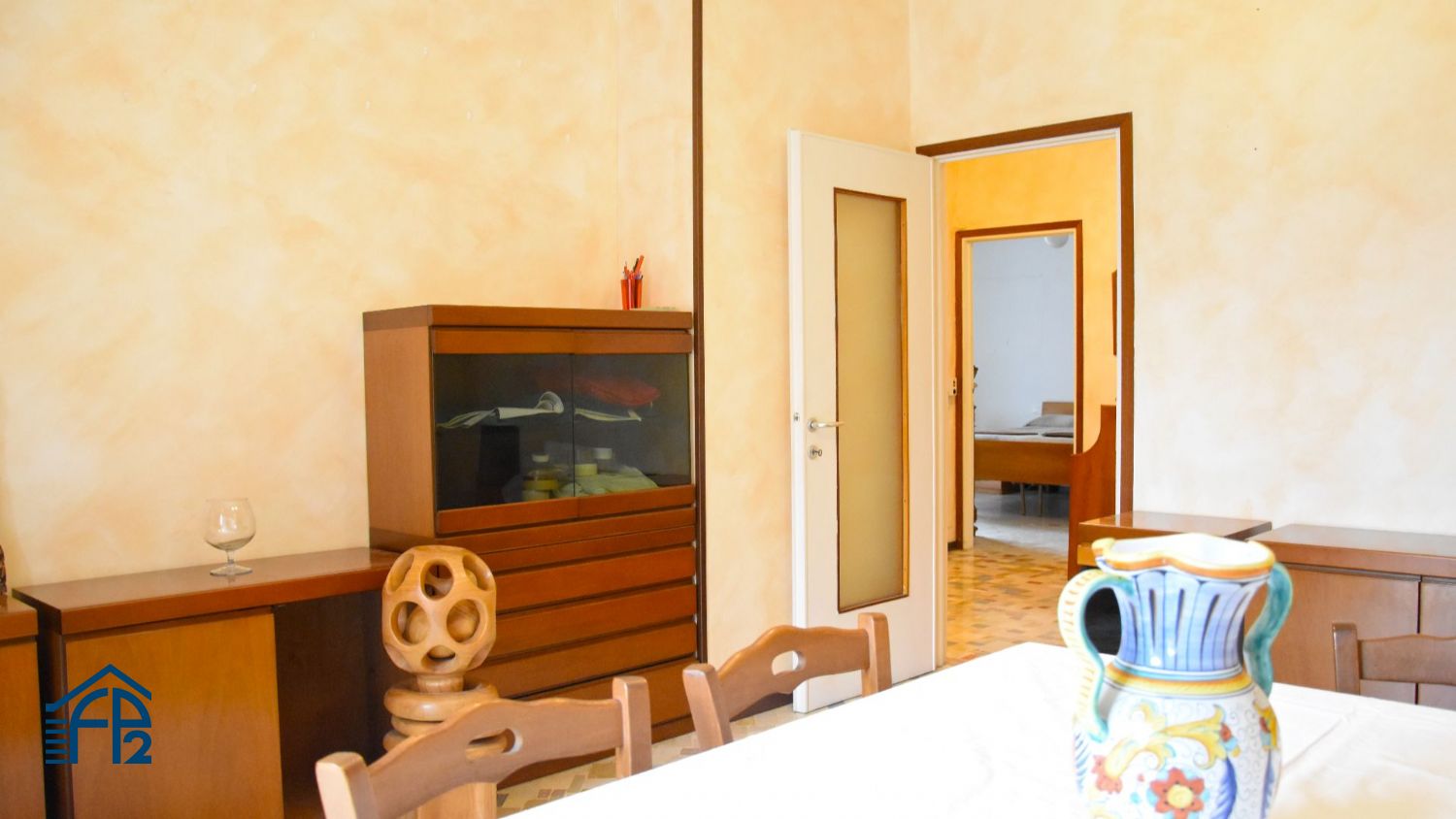 Trilocale con cucina abitabile