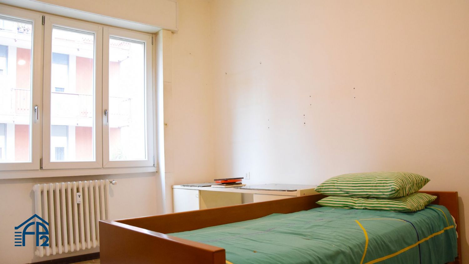 Trilocale con cucina abitabile