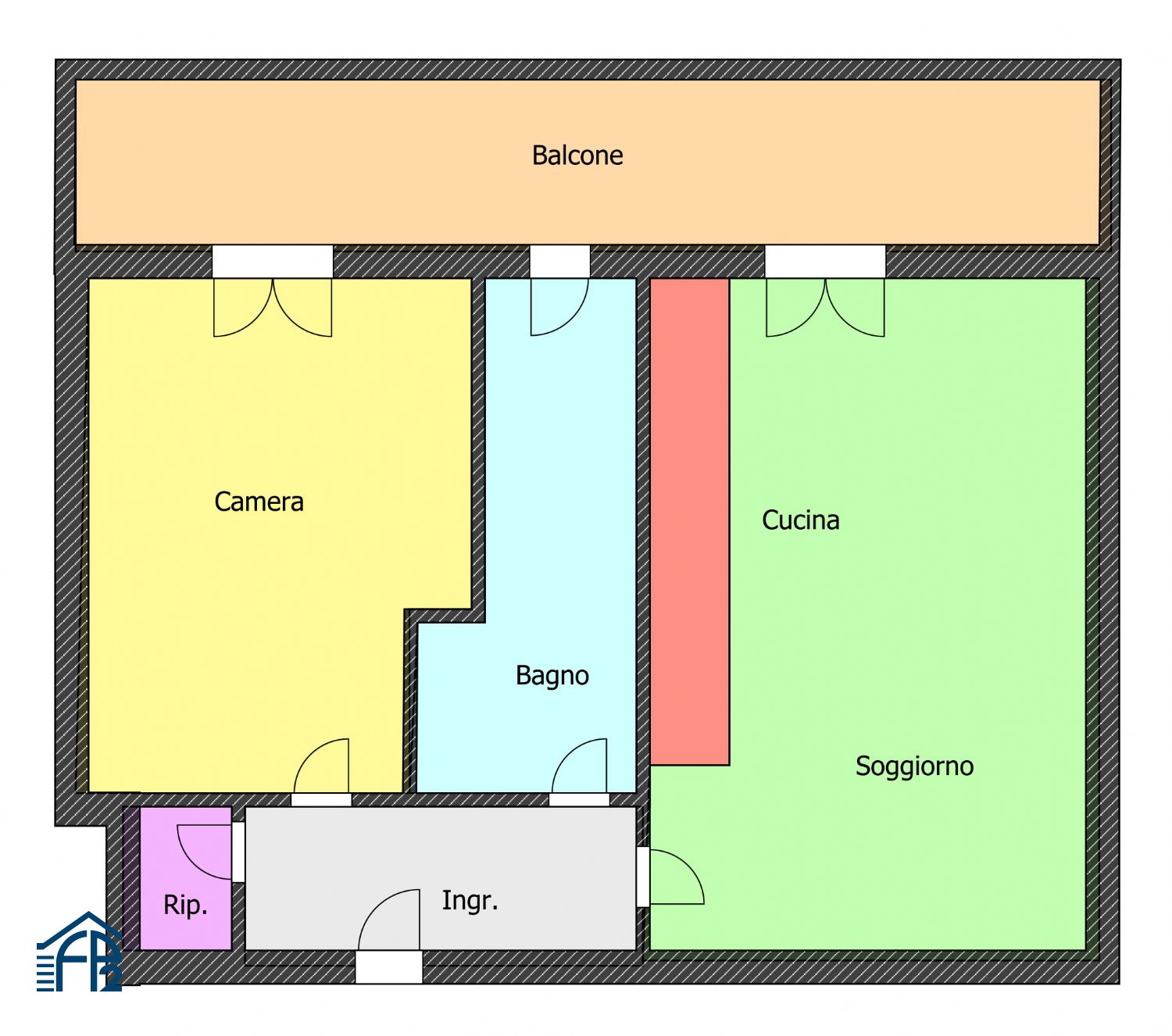 Bilocale zona Centro