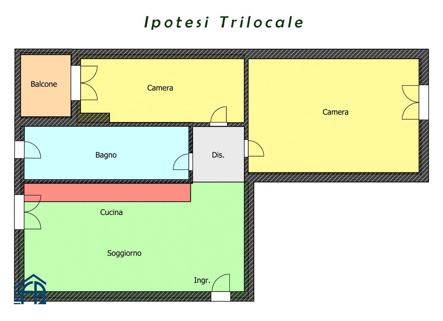 Ampio Bilocale con cucina abitabile