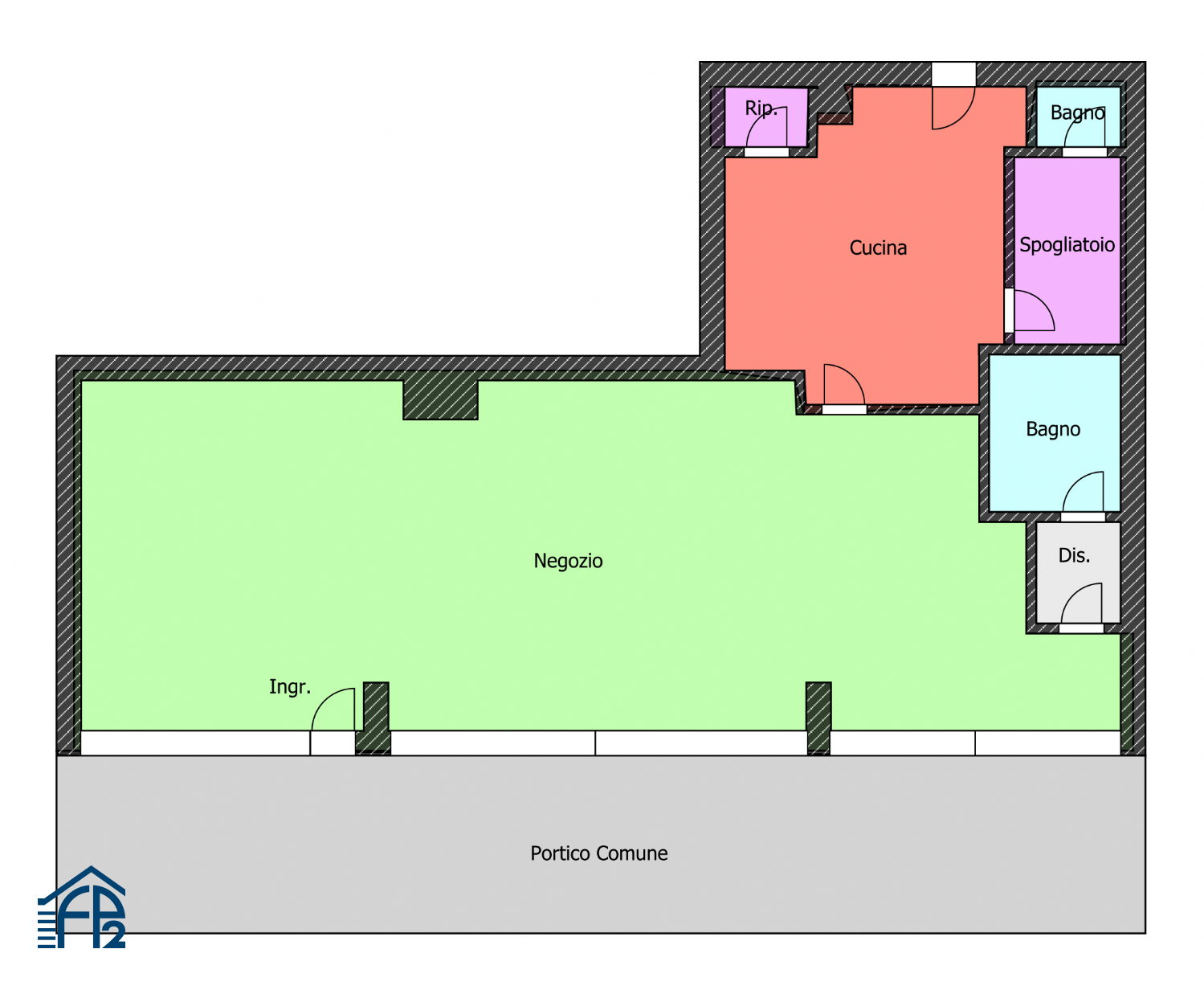 Negozio con Possibilità Attività Commerciale