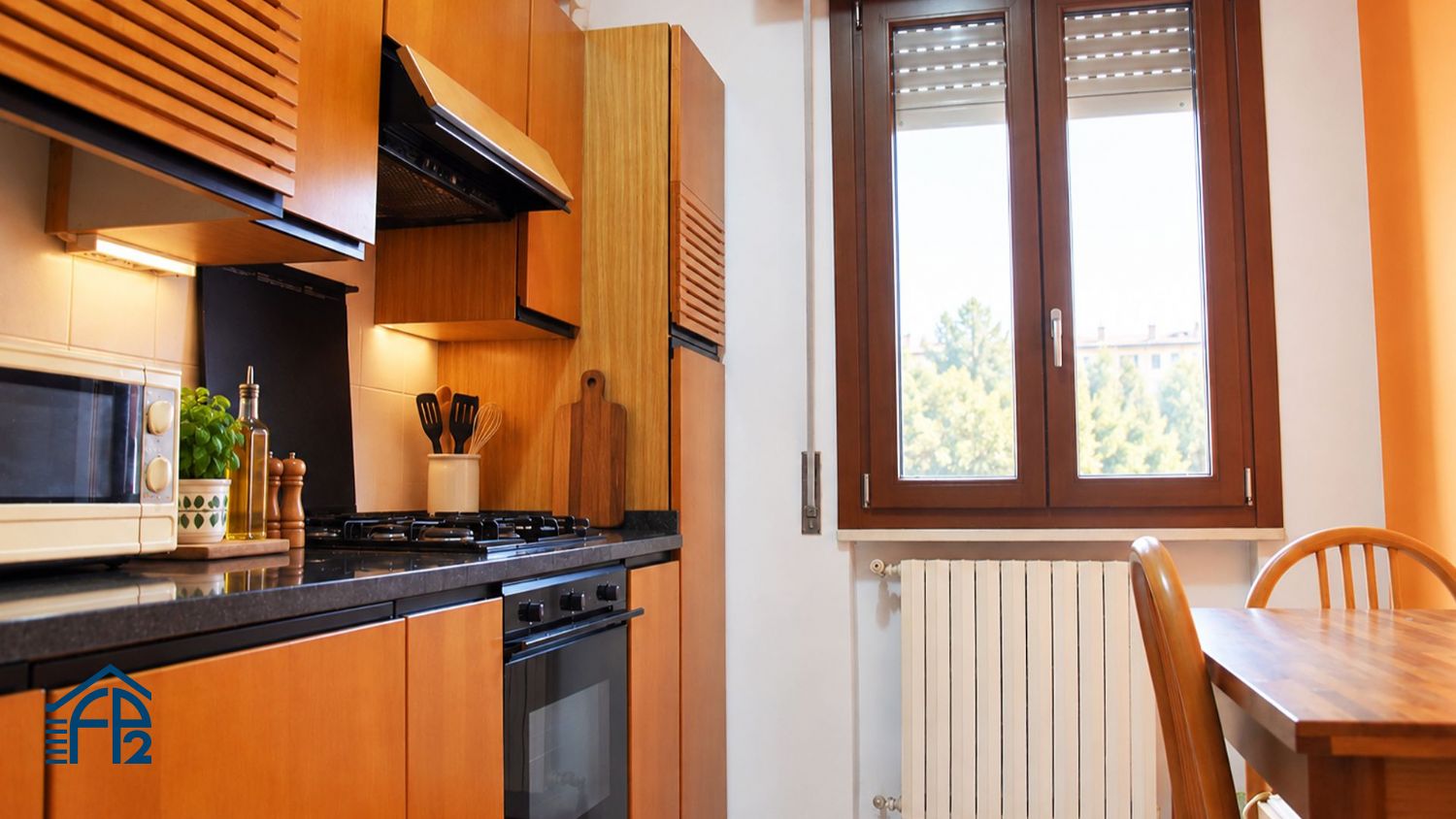 Bilocale con Cucina Abitabile
